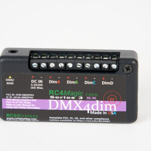 RC4Magic S3 DMX4dim 4-Channel Wireless Dimmer