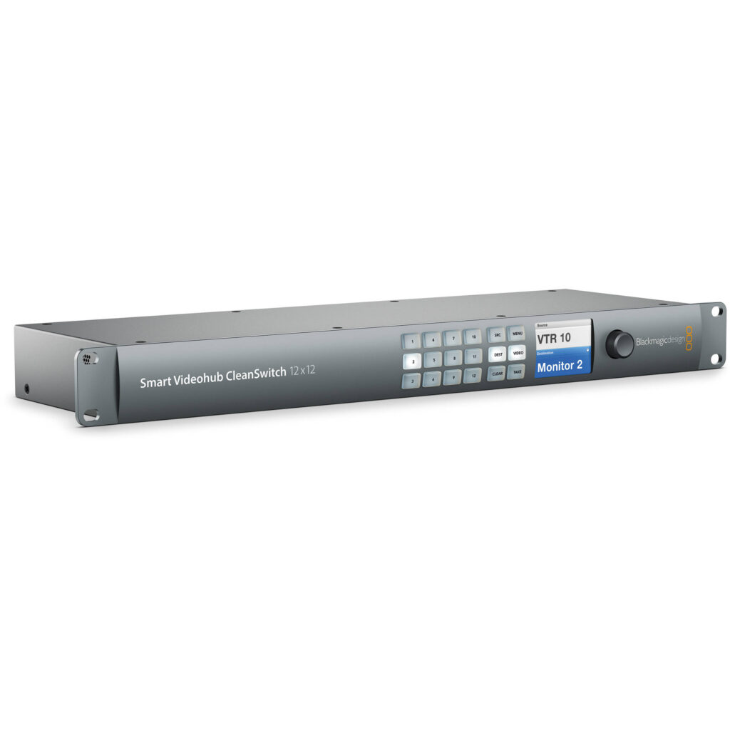 Blackmagic Design Smart Videohub 12x12 6G Cleanswitch