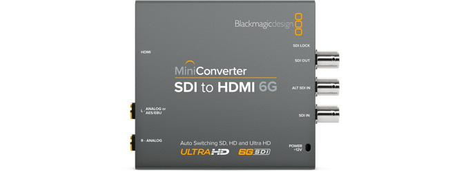Blackmagic Design Mini Converter HDMI to SDI 4K/6G 1 Blackmagic Design Mini Converter HDMI to SDI 4K/6G