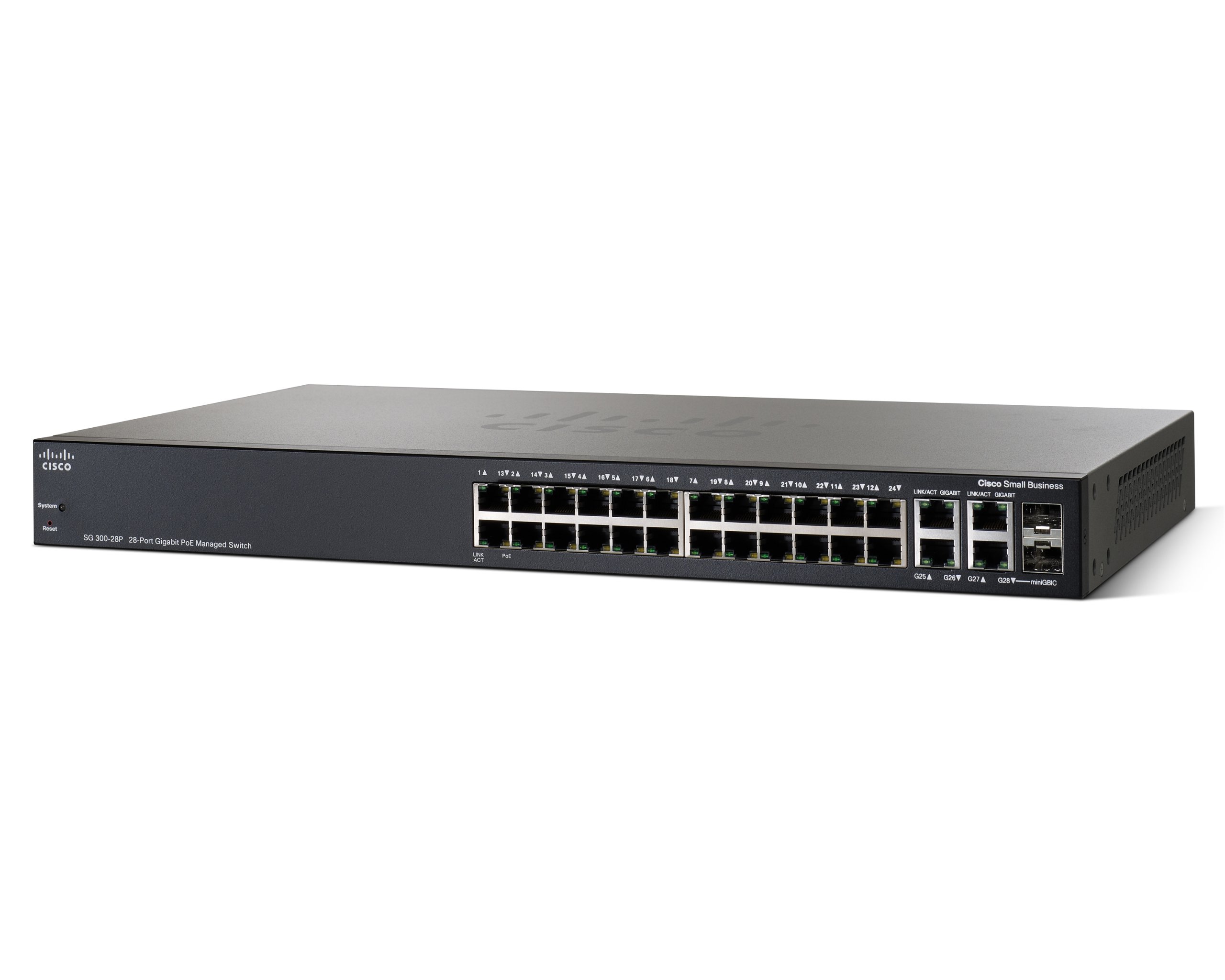 CISCO SG300-28P Managaed POE Ethernet Switch 1 CISCO SG300-28P Managaed POE Ethernet Switch