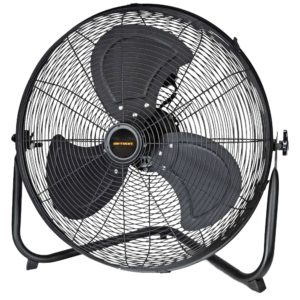 DETROIT 180W 500mm Industrial Floor Fan Black