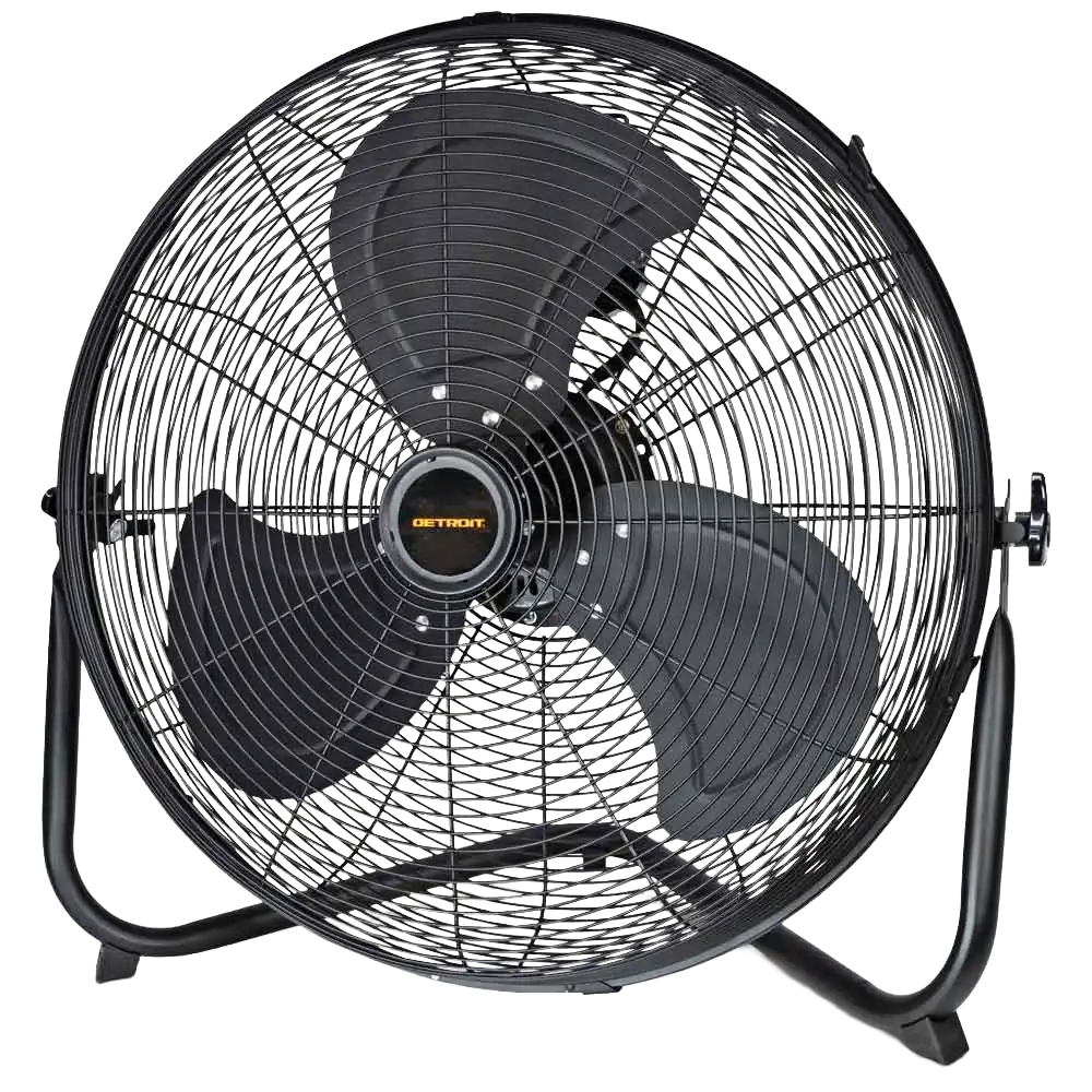 DETROIT 180W 500mm Industrial Floor Fan Black 1 DETROIT 180W 500mm Industrial Floor Fan Black