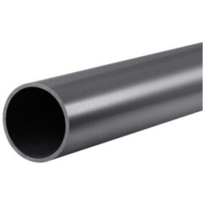 500mm Steel Round Tube Pipe 40NB/48mm - Black