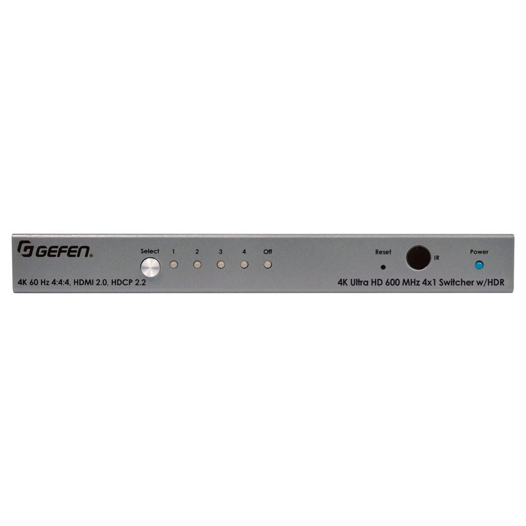 Gefen EXT-UHD600-41 - 4x1 4K60 4:4:4 HDMI Switcher