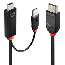 1m HDMI to Display Port 4k60Hz Adapter Cable Lindy