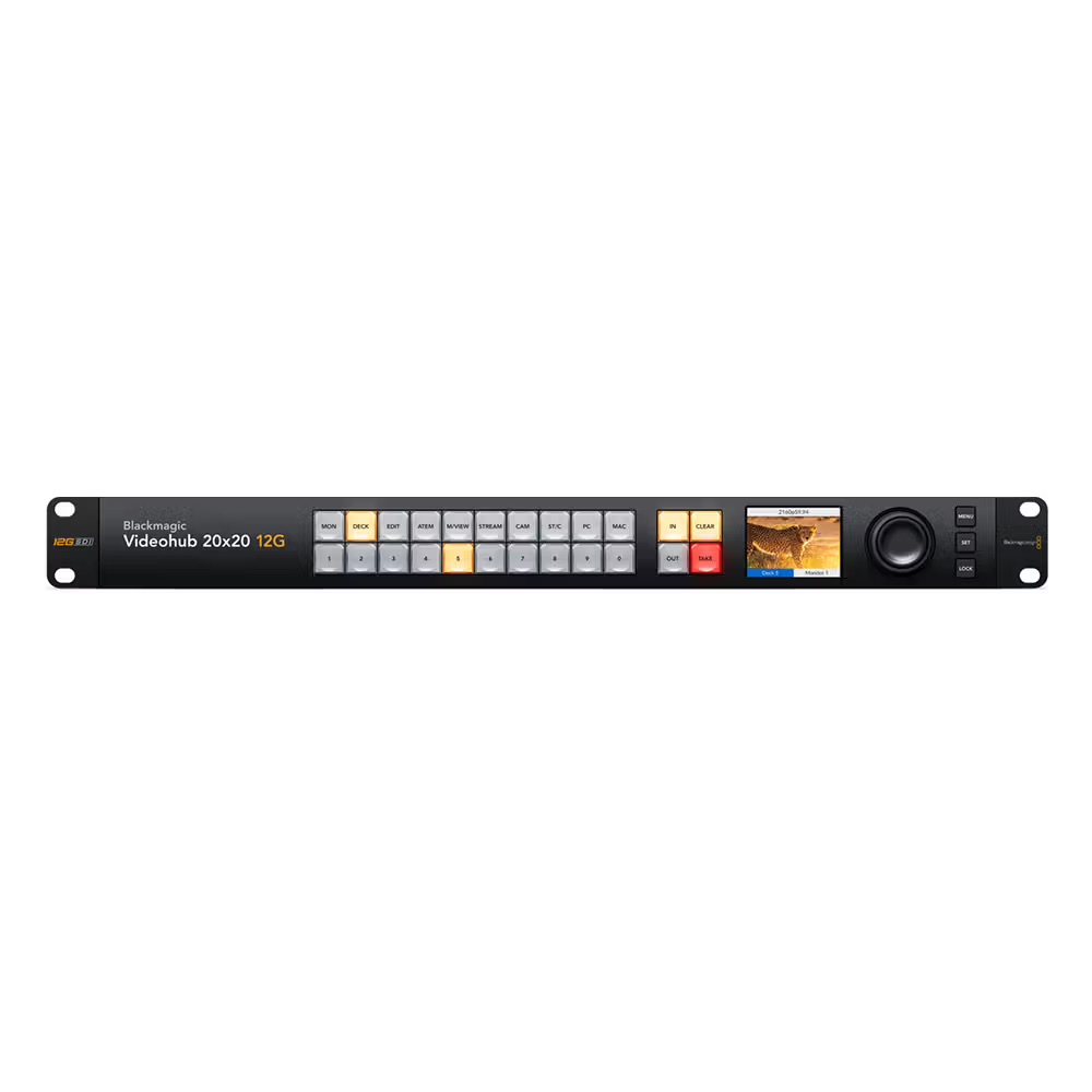Blackmagic Design Smart Videohub 20x20 1 Blackmagic Design Smart Videohub 20x20